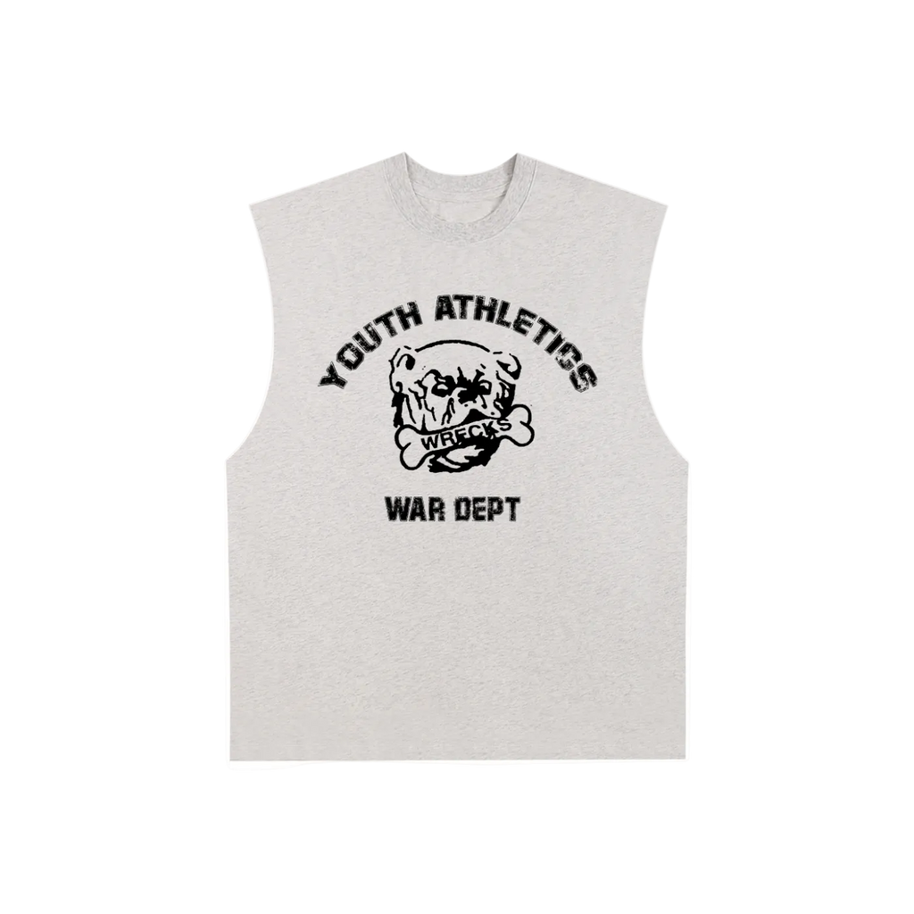 YOUTH ATHLETICS Raw Edge Cotton Tank Top