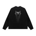 Unisex Vintage Wash Boxy "SPIDER" Waffle Gym Tee