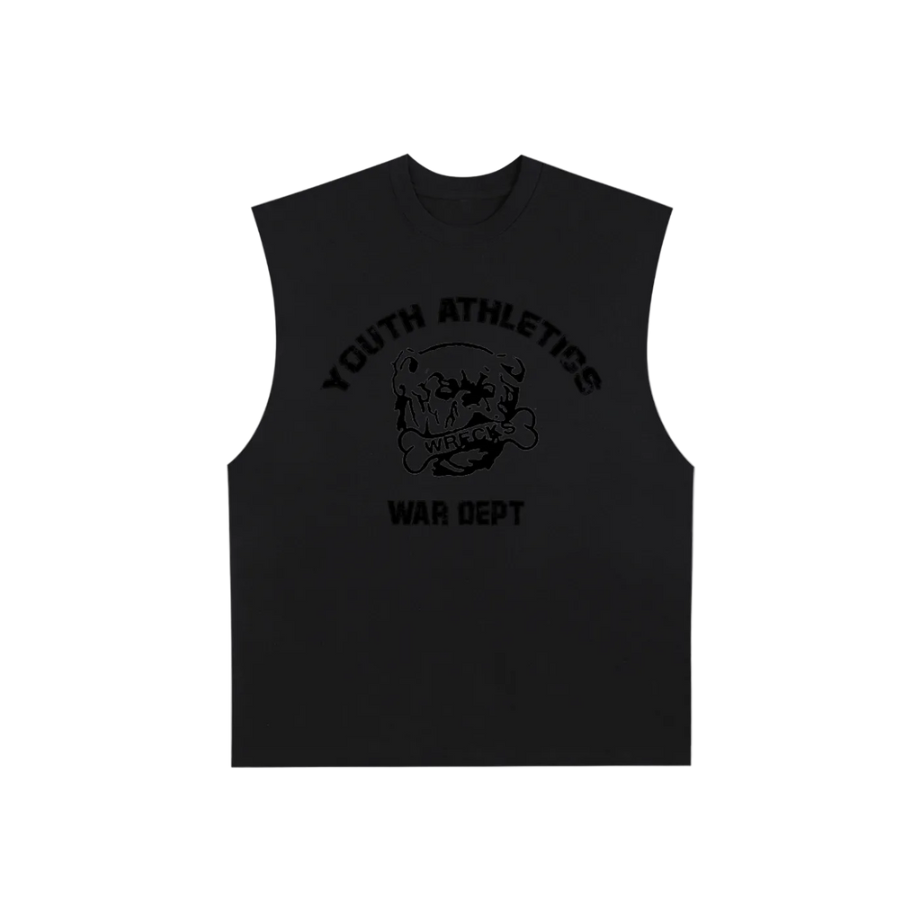 YOUTH ATHLETICS Raw Edge Cotton Tank Top