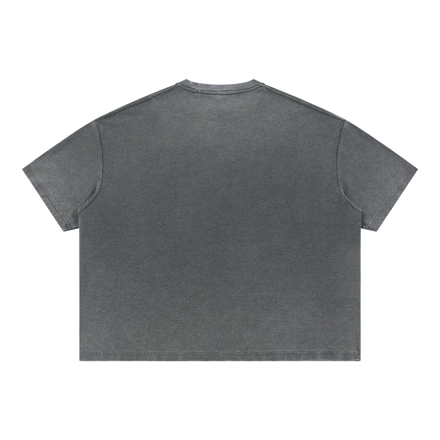 Unisex Vintage Wash Sunfade Boxy "Warhead" Waffle Gym tee