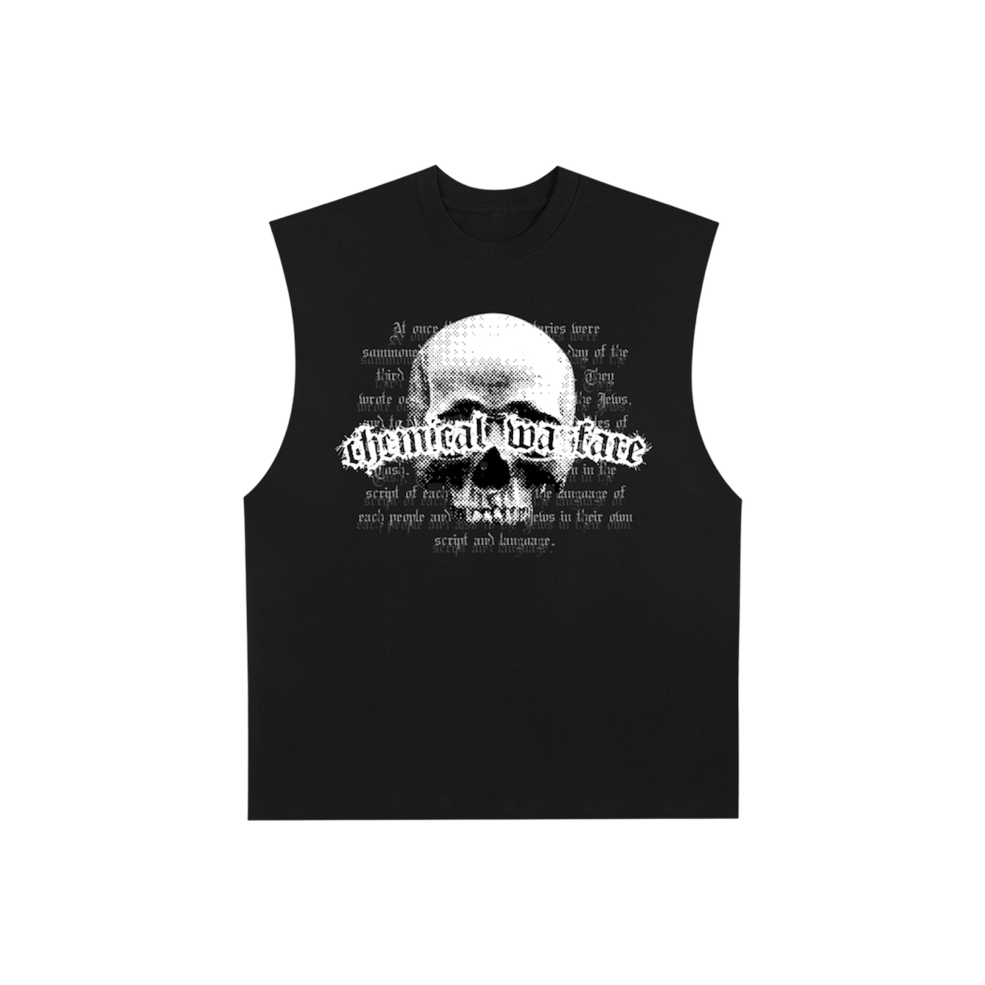 Raw Edge “CHEMICAL WARFARE” Cotton Tank Top