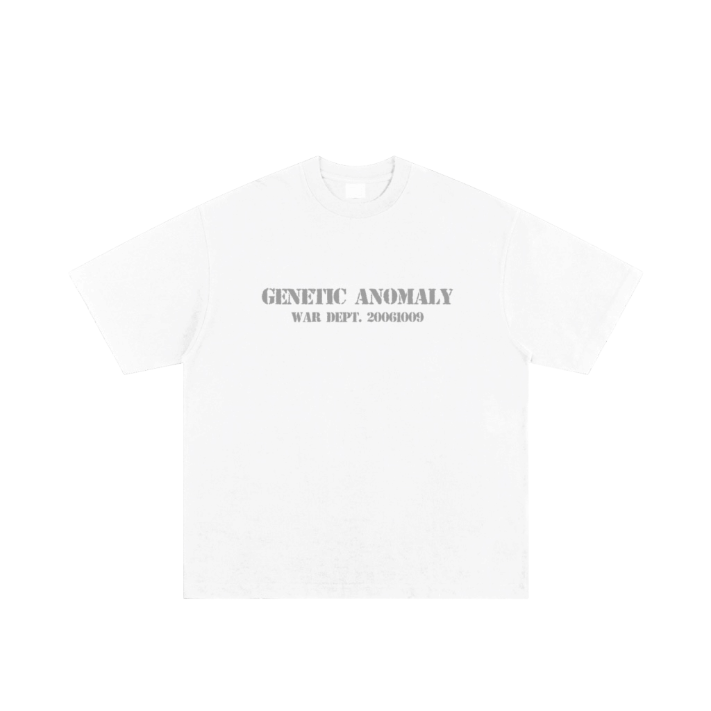 HEAVYWEIGHT “GENETIC ANOMALY” PUMP COVER WHITE
