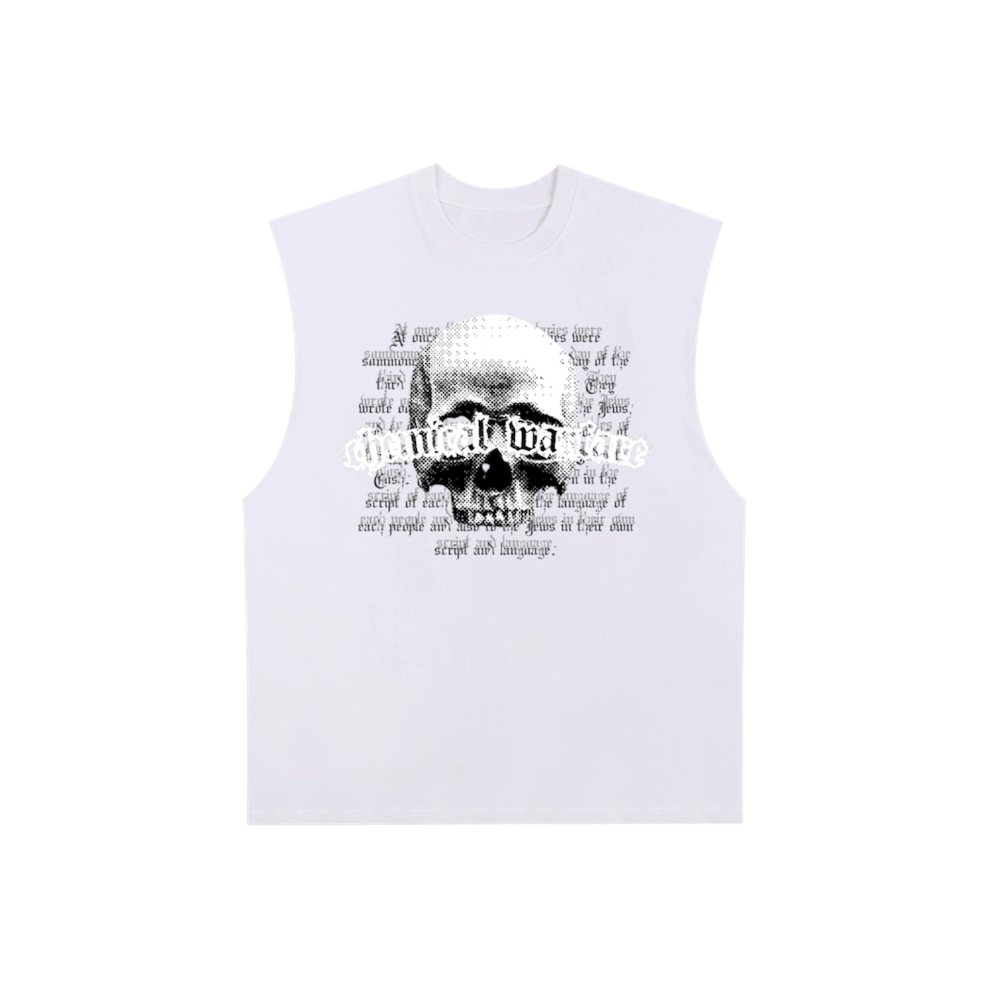 Raw Edge “CHEMICAL WARFARE” Cotton Tank Top