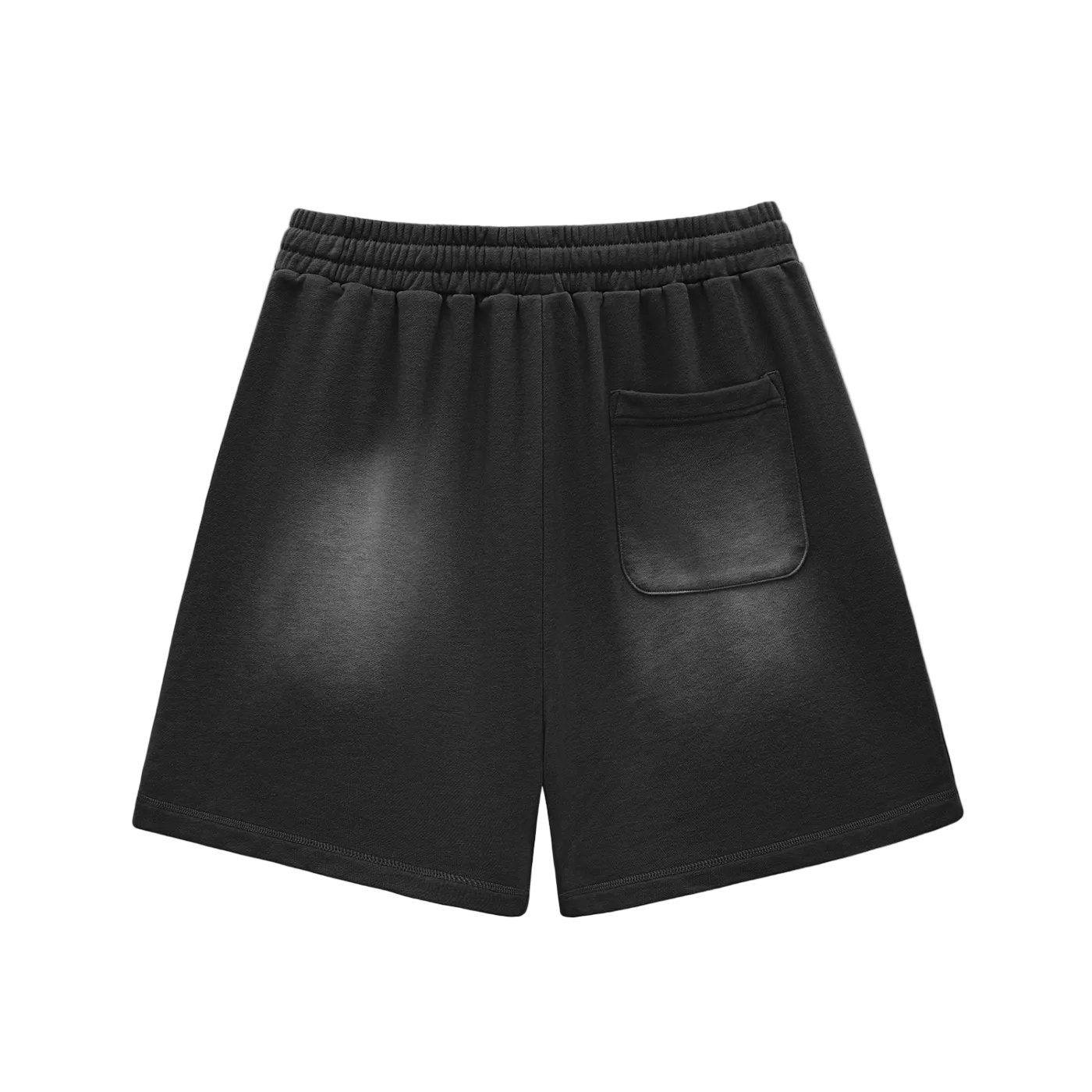 Sun faded “Warhead” cotton shorts