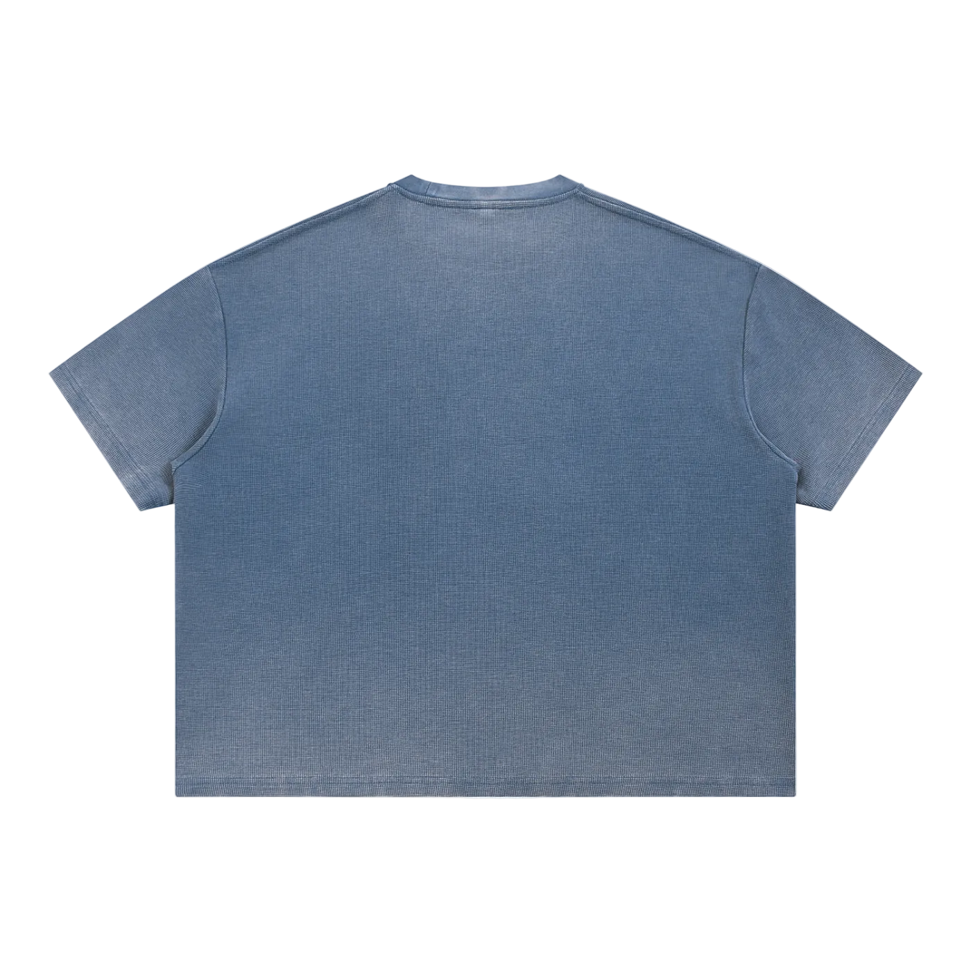 Unisex Vintage Wash Sunfade Boxy "Warhead" Waffle gym tee