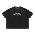 Unisex Vintage Wash Sunfade Boxy "Warhead" Waffle Gym tee